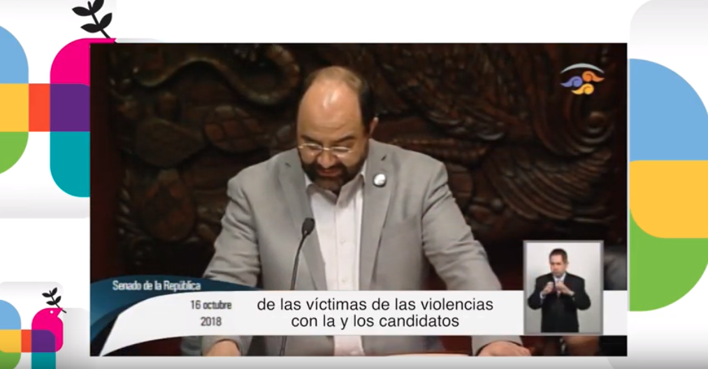 Comparecencia en el Senado de Alfonso Navarrete Prida