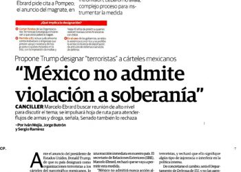 RAZÓN Rechaza México amago de Trump