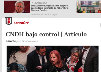 ARISTEGUI crítica dura a la Presidenta de la CNDH y al titular del Ejecutivo.