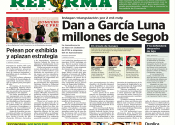 REFORMA dan a García Luna millones de SEGOB