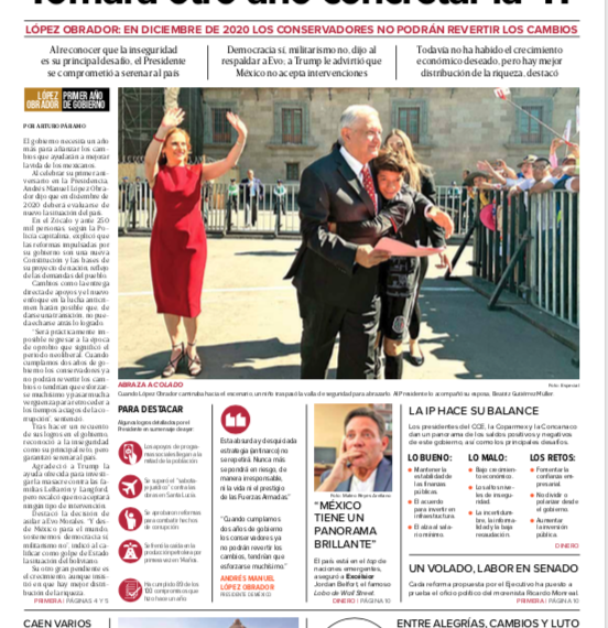 EXCÉLSIOR Tomará otro año concretar la 4T