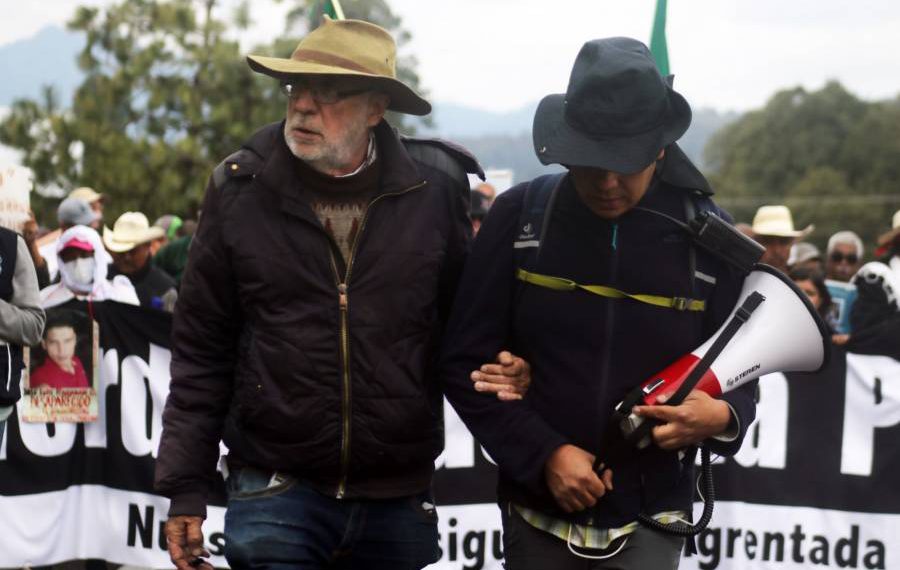 Caminata de Sicilia y LeBarón llega a la CDMX