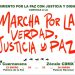 Caminata por la Verdad, Justicia y Paz