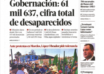 Gobernación: 61,637 cifra total de desaparecidos