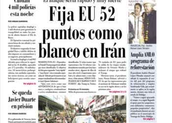 Fija EU 52 puntos como blanco en Irán