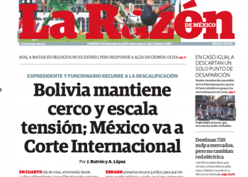 Bolivia mantiene cerco y escala tensión.