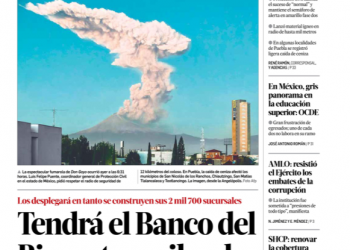 En el Popo, fumarola de más de 3 kilómetros