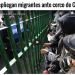 Se repliegan migrantes ante cerco de la GN