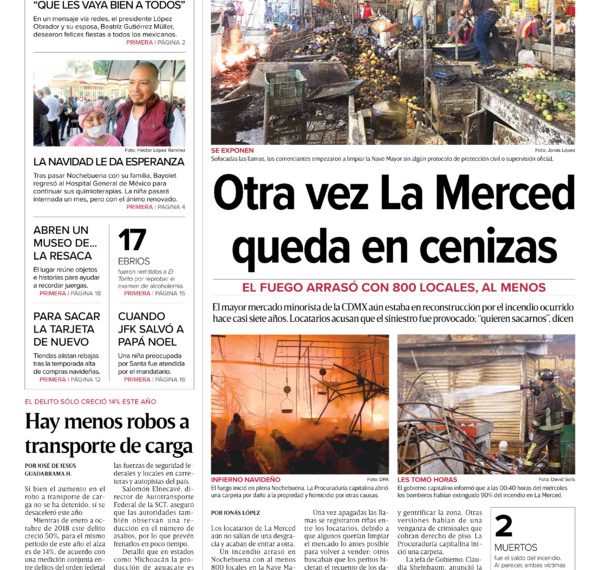 La Merced en cenizas