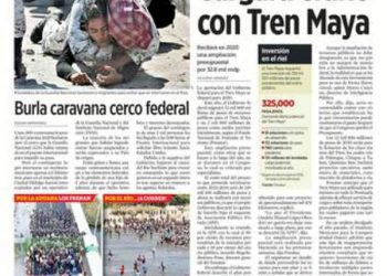 Burla caravana cerco federal