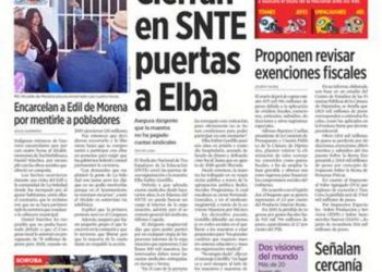 Cierran en SNTE puertas a Elba