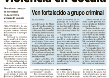 Alcanza a menores violencia en Cocula