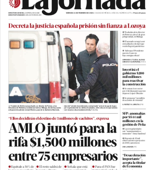 Declara justicia española prisión sin fianza a Lozoya