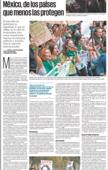 Vulneradas. México, de los países que menos las protegen