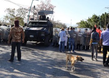 Policías Estatales de Chiapas reprimen la Caravana en Busca de los 43