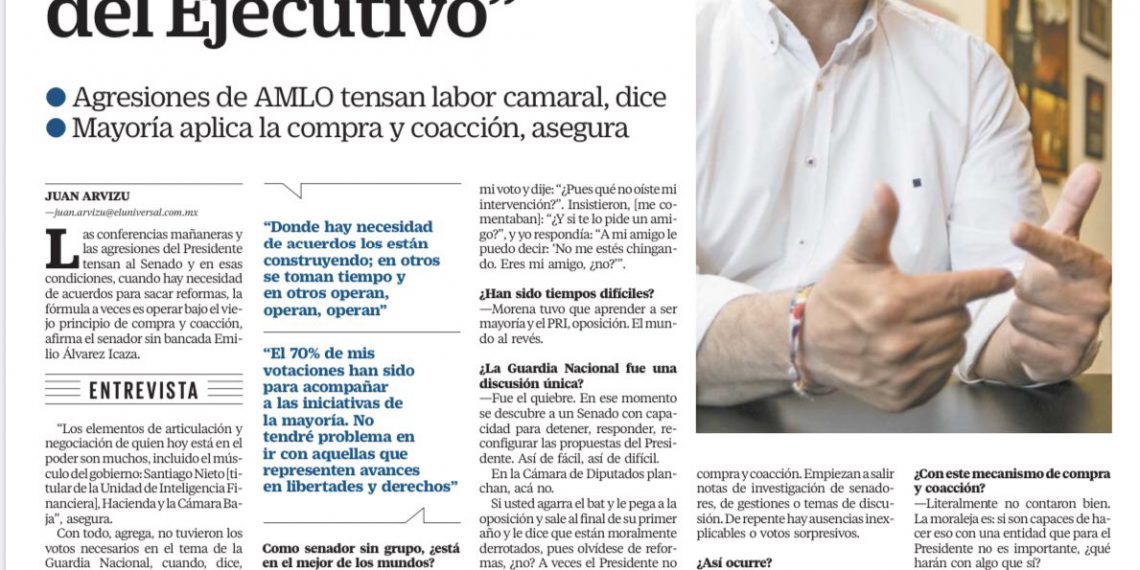 El Senado si puede frenar propuestas del Ejecutivo