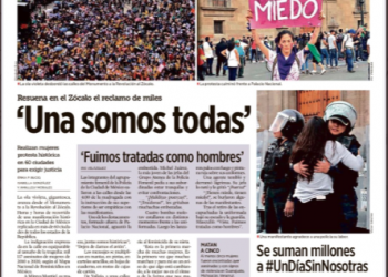 #8-9M “Una somos todas”