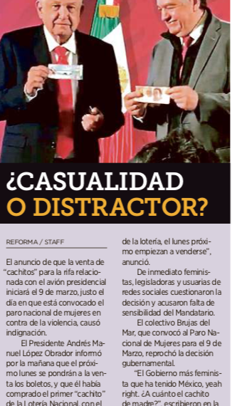 ¿Casualidad o distractor?