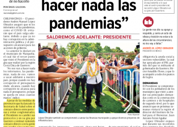 AMLO: “No nos van hacer nada las pandemias”