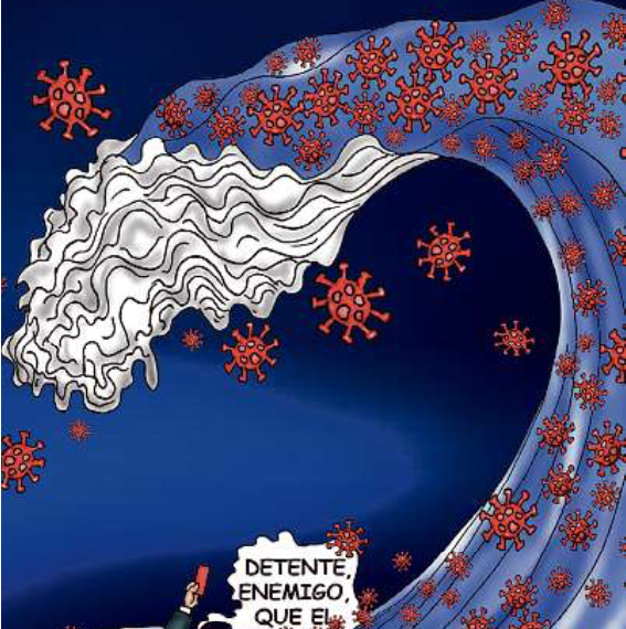 AMLO: Enfrentar el COVID-19 con estampitas