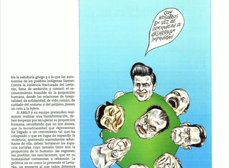 La desmesura y AMLO, Sicilia