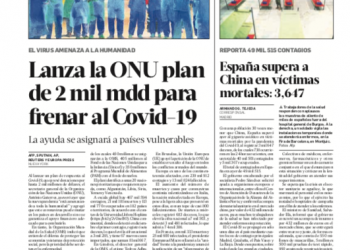 Lanza la ONU plan de 2 mil mdd para frenar Covid-19