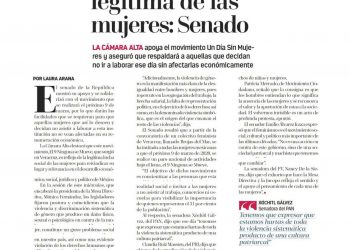 El 9 ninguna se mueve, una lucha legítima de las mujeres