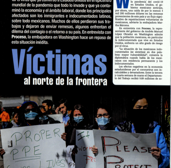 Víctimas al norte de la frontera