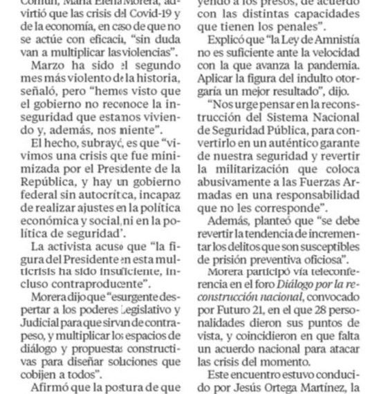 Tras la pandemia, crisis pueden agravar violencias