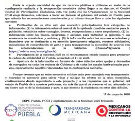 Transparencia en la asignación de recursos para COVID-19