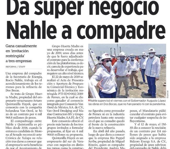 Da súper negocio Nahle a compadre