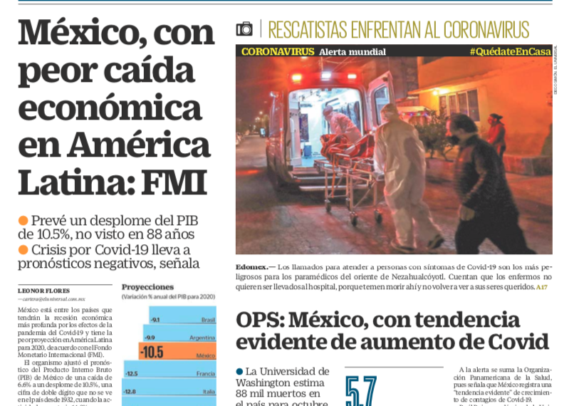 México, con peor caída económica en AL: FMI