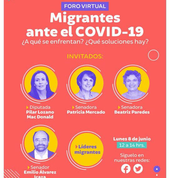 Migrantes ante el COVID-19 / 8 de junio / 12:00 hrs