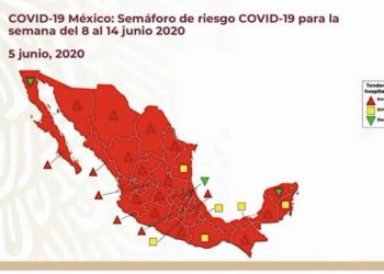 El semáforo de riesgo ubica las 32 entidades del país en rojo