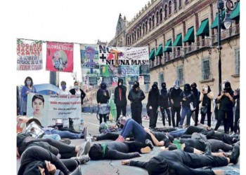 Al Zócalo por alza del 7.7 % en feminicidios