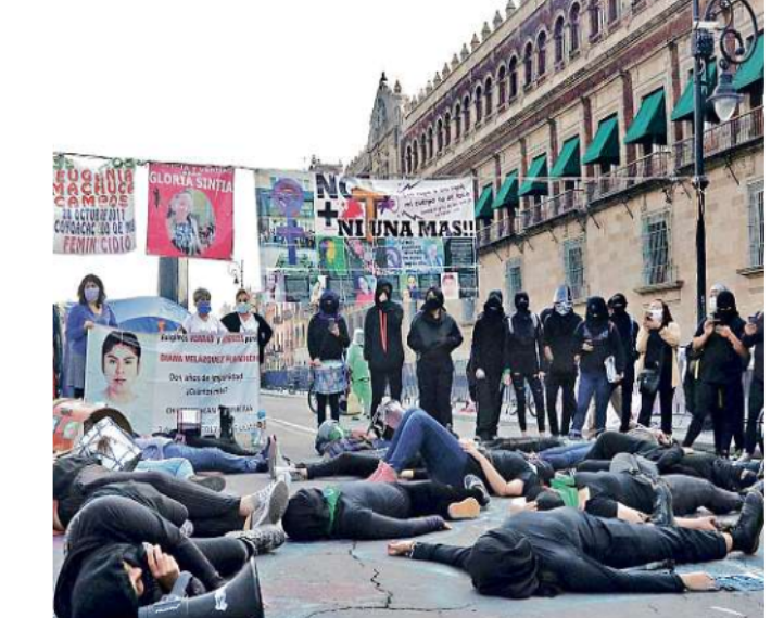 Al Zócalo por alza del 7.7 % en feminicidios