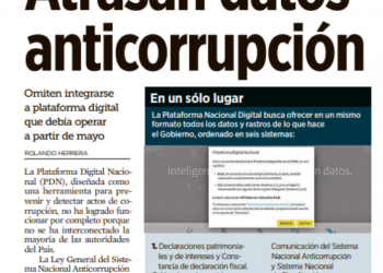 Atrasan datos anticorrupción