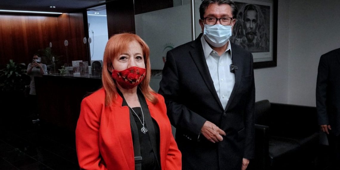 Reciben senadores a Rosario Piedra; opositores critican su gestión en la CNDH y le piden renunciar