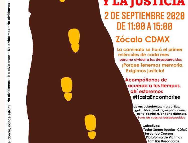 Segunda Caminata de las familias de las personas desaparecidas