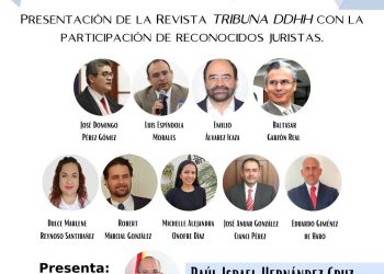 Presentación de la Revista TRIBUNA DDHH  /5 Oct -11:00hrs