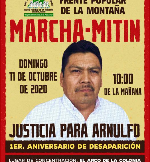 A un año del asesinato del defensor Arnulfo Cerón, la justicia pendiente