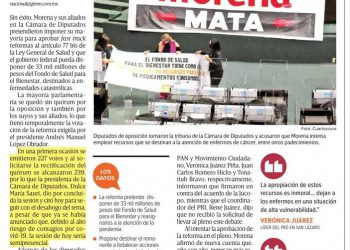 Falla otro intento por tomar fondo de salud; oposición revienta sesión en Cámara de Diputados