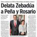 Delata Zebadúa a Peña y Rosario