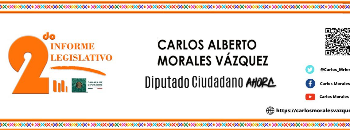 2do Informe Legislativo del Diputado Carlos Morales Vázquez