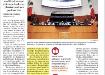 Senado, dispuesto a cambiar Ley Banxico