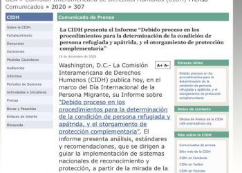 Informe de la CIDH en el #DíaInternacionalDelMigrante