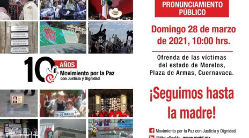 #MPJD10años Pronunciamiento publico