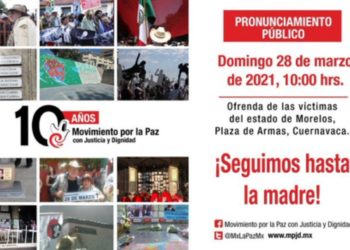 #MPJD10años Pronunciamiento publico