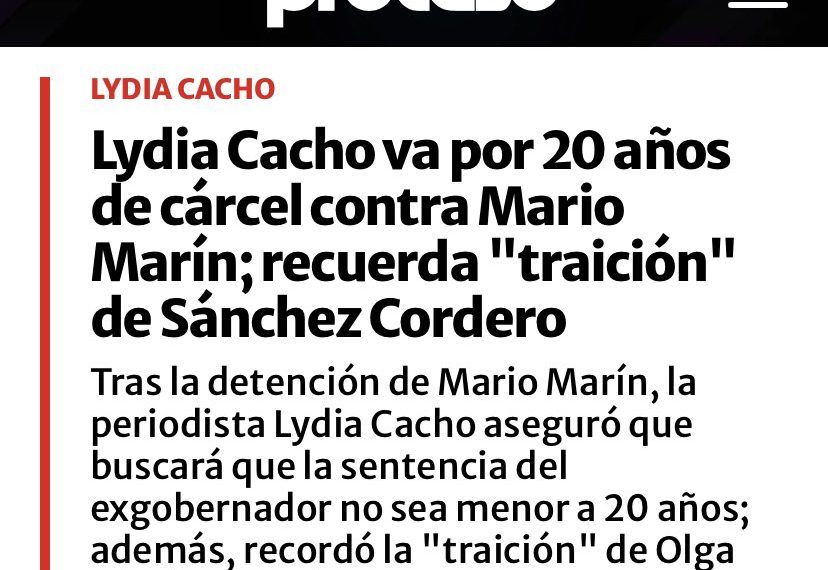 Lydia Cacho va por 20 años de cárcel contra Mario Marín