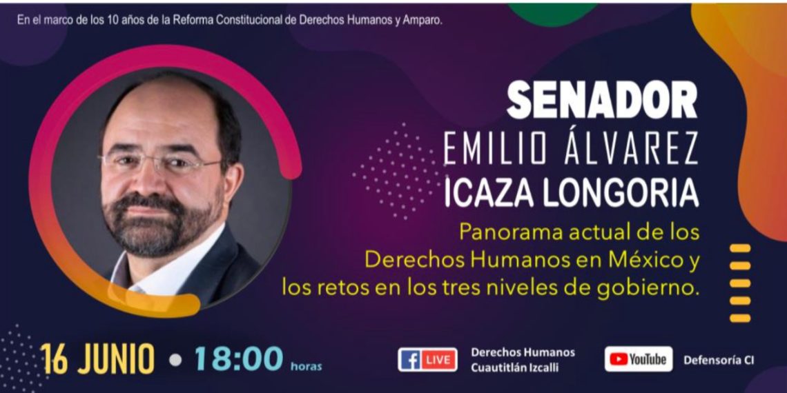 Conferencia “Panorama actual de los #DDHH en #México y los retos de los tres niveles de gobierno”.